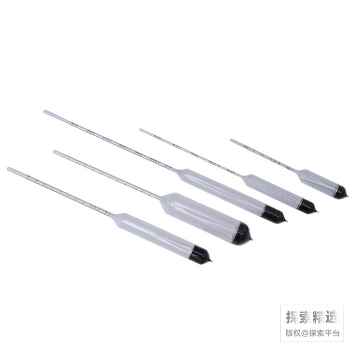 石油密度计10支套装 0.6-1.1g/ml 每支量程0.05g/ml 分度0.001g/ml 包过检（报价不含送检费，…