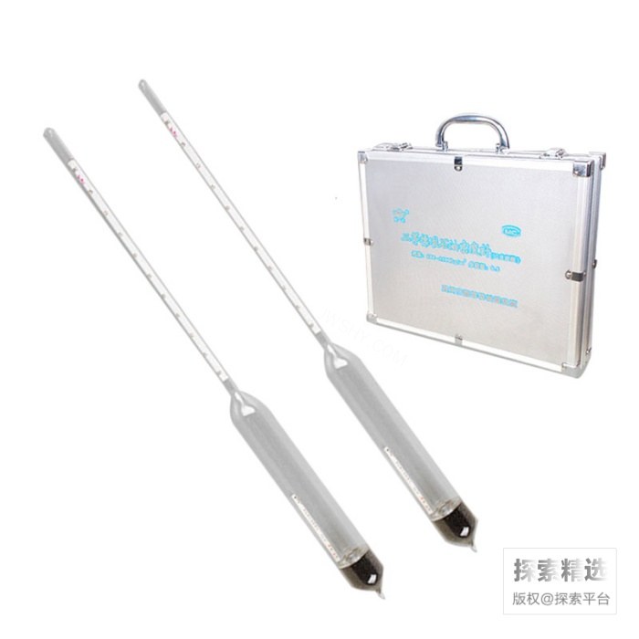二等标准石油密度计10支套装 0.6-1.1g/ml 每支量程0.05g/ml 分度0.0005g/ml 包过检（报价不…