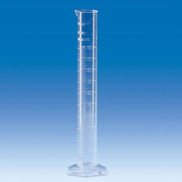 量筒 PMP材质 A级 25ml 量入式 - Vitlab