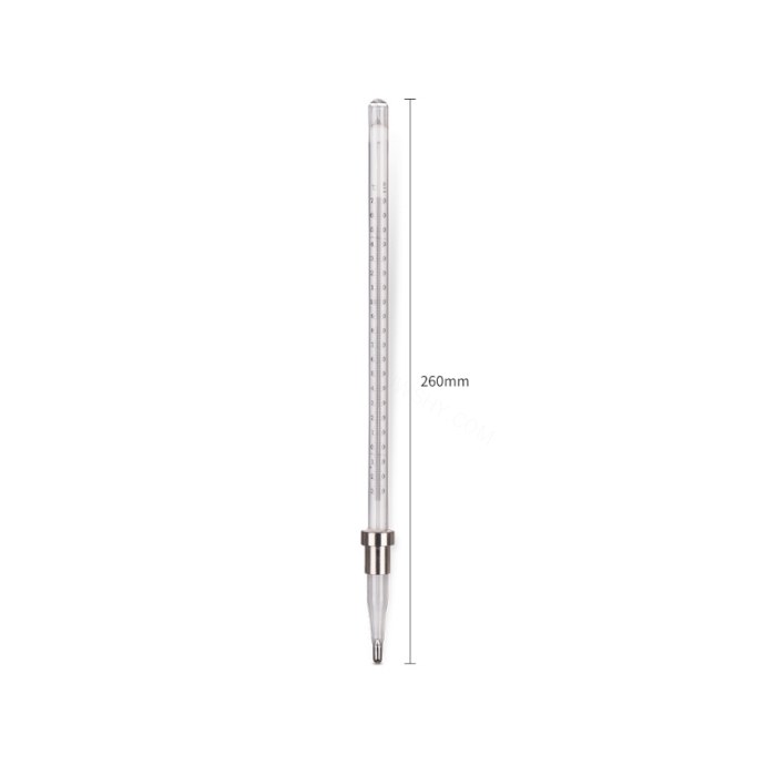 闭口闪点1号玻璃温度计（内标） -30℃～+170℃ 分度值1℃ 浸没深度55mm GB/T514系列石油产品专用 包过…