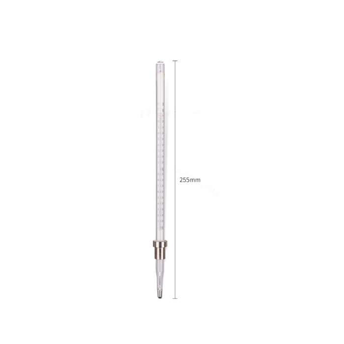 闭口闪点2号玻璃温度计（内标） 100℃～300℃ 分度值1℃ 浸没深度55mm GB/T514系列石油产品专用 包过检…