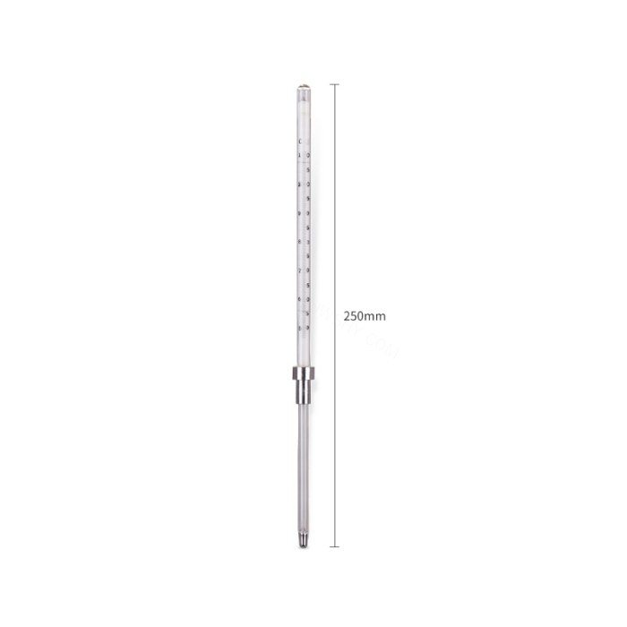 恩式粘度2号玻璃温度计（内标） 50℃～110℃ 分度值0.5℃ 浸没深度90mm GB/T514系列石油产品专用 包过…