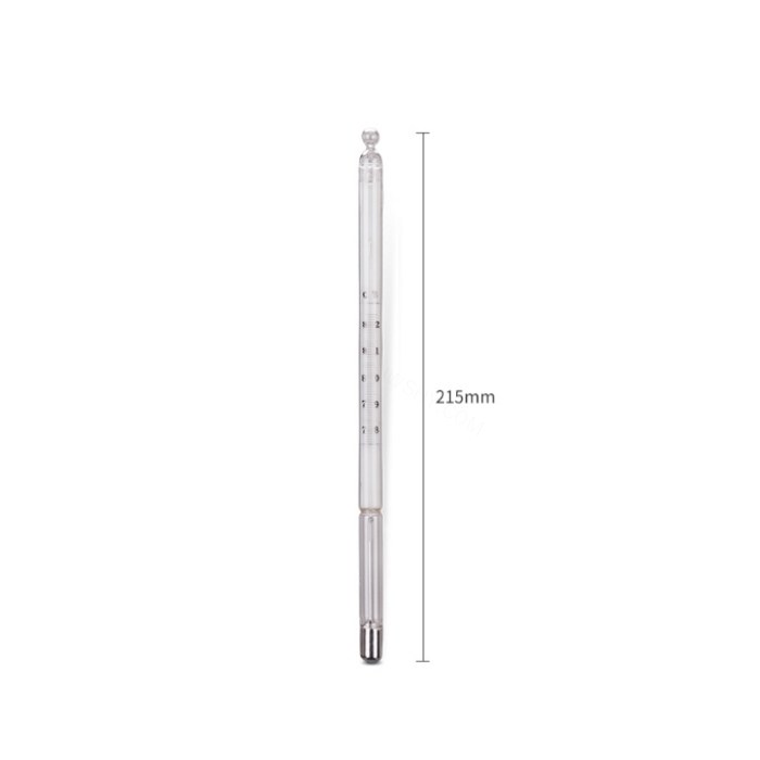 运动粘度2号玻璃温度计（内标） 78℃～82℃ 分度值0.1℃浸没深度25mm GB/T514系列石油产品专用 包过检（…