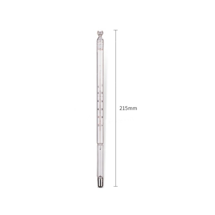 运动粘度4号玻璃温度计（内标） 38℃～42℃ 分度值0.1℃浸没深度25mm GB/T514系列石油产品专用 包过检（…