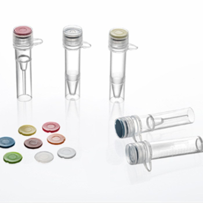 一次性连盖细胞冻存管 2.0ml 可立底,本色带环螺旋盖(凹盖,带黑色硅胶垫圈),有刻度,无DNA/RNA,无热原,灭菌