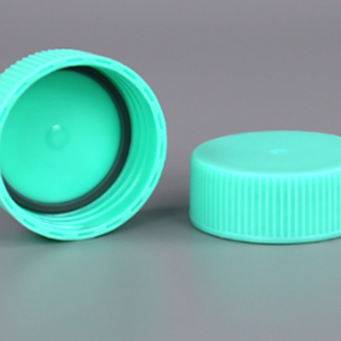 双色盖盖子 50ml 荧光绿盖带垫圈,灭菌 - JET/洁特