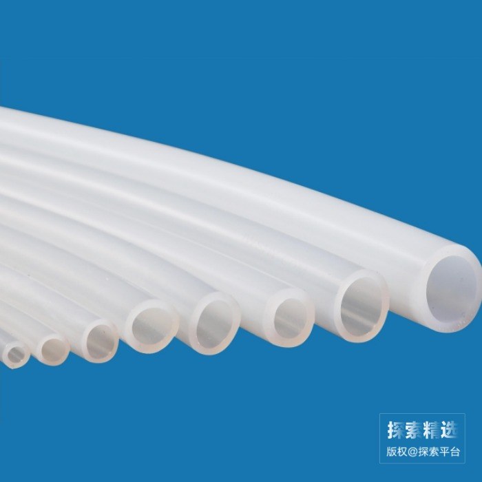 工业硅胶管 乳白色 内径&times;外径（&phi;mm）：10&times;16(可定制其他规格及长度)
