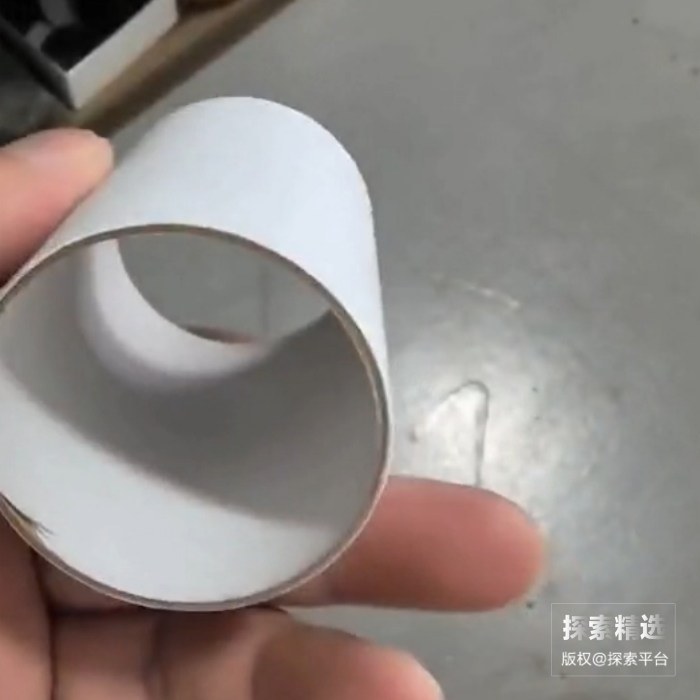 白色纸管 长度&times;内径&times;壁厚：50cm&times;76mm&times;10mm