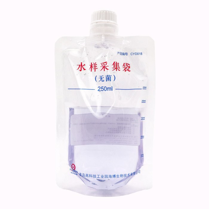 无菌水样采集袋 含0.2mg硫代硫酸钠 250ml - 青岛海博/Hopebio