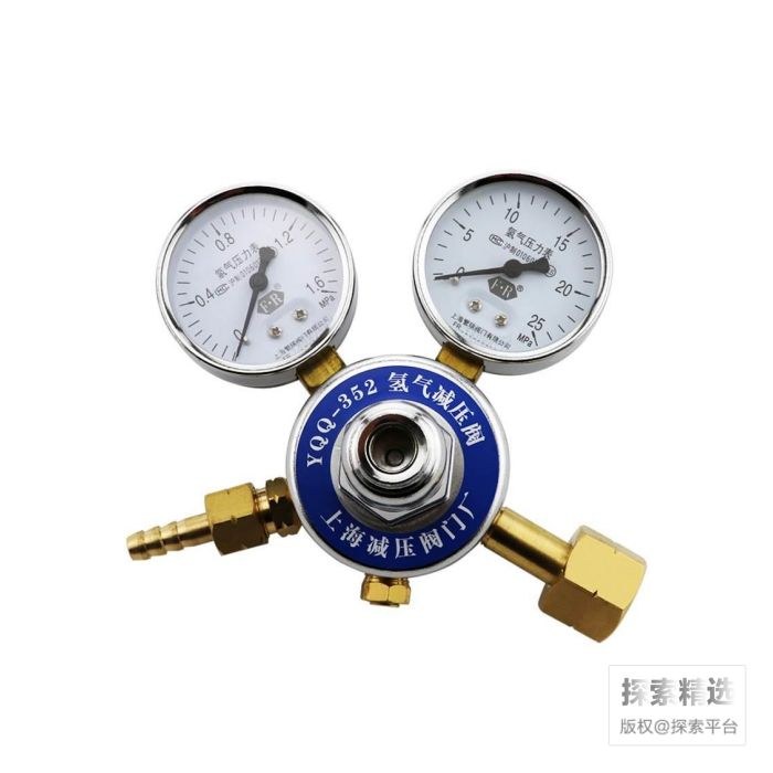 氢气减压阀 黄铜 输入压力：15MPa 输出压力：0.1MPa-1MPa 公称流量：30kL/h 输入接口：W21.8X…