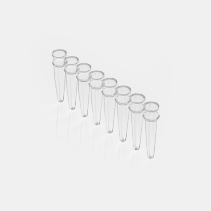 0.2 ml PCR八联管配荧光定量PCR八联管光学平盖 用于PCR QPCR