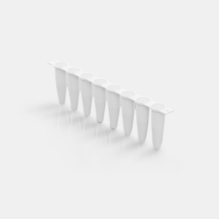 0.2 ml PCR八联管配荧光定量PCR八联管光学平盖 用于PCR QPCR