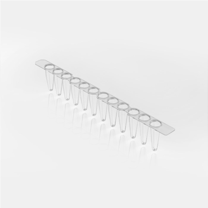 0.1 ml PCR 12联管配荧光定量PCR 12联管光学平盖 用于PCR QPCR