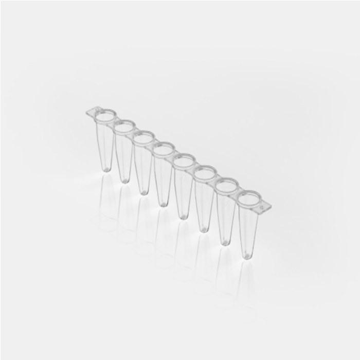 0.1 ml PCR八联管配荧光定量PCR八联管光学平盖 用于PCR QPCR