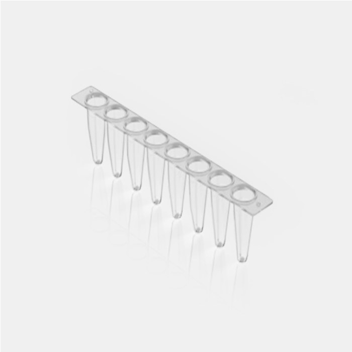 0.1 ml PCR八联管配荧光定量PCR八联管光学平盖 用于PCR QPCR