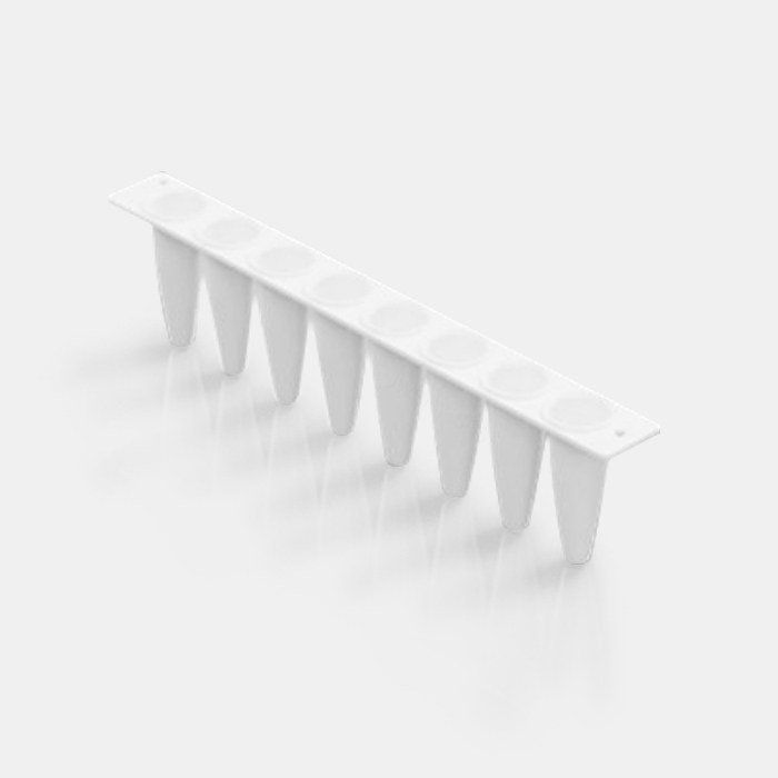 0.1 ml PCR八联管配荧光定量PCR八联管光学平盖 用于PCR QPCR