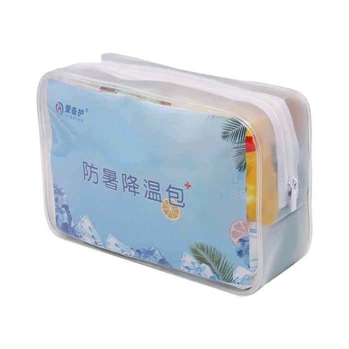 手提防暑降温包 25&times;15&times;15cm 红色 600D牛津面料 配置明细参考详情页