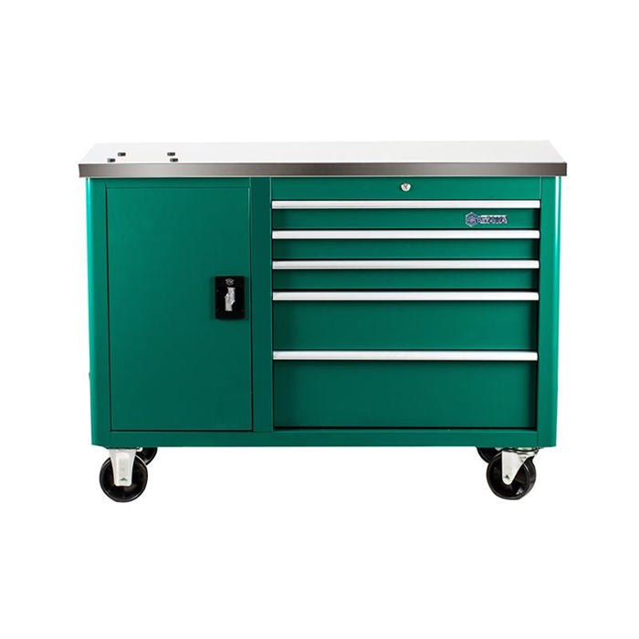 五抽屉带轮工具车 重89kg承重300kg 1180×480×860mm - Sata/世达