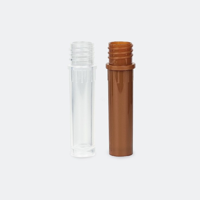 高位盖螺口管管体 2.0ml 避光棕色 耐受温度:-86℃到121℃ 无酶 无菌 - ACESUN艾斯琳