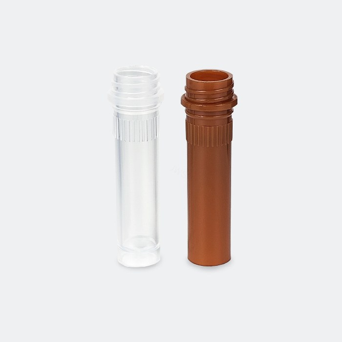 低位盖螺口管管体 2.0ml 避光棕色 耐受温度:-86℃到121℃ 无酶 无菌 - ACESUN艾斯琳