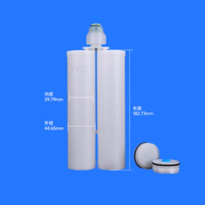 C系列大容量AB胶筒 1：1 400mL PP材质 带绿色堵头 - YWS