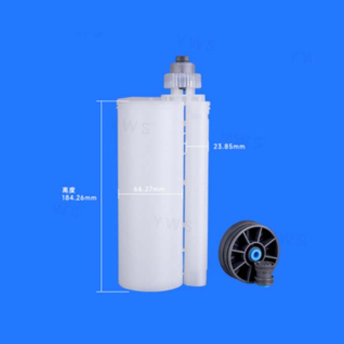 F系列AB胶筒 10：1 400mL PP材质 适配MF系列混合管(10:1) - YWS