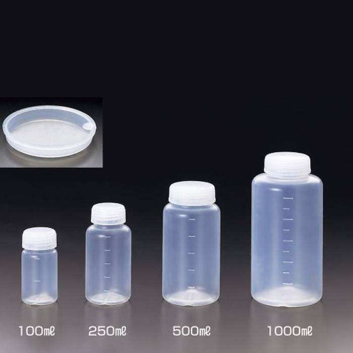 PFA广口试剂瓶 口内径φ33mm 100mL φ48×95mm 含内密封盖（独立包装） - Sanplatec/三博特