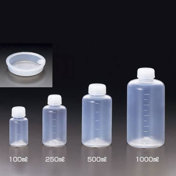PFA窄口试剂瓶 口内径φ23mm 100mL φ48.2×95mm 含内密封盖(独立包装) - Sanplatec/三博特