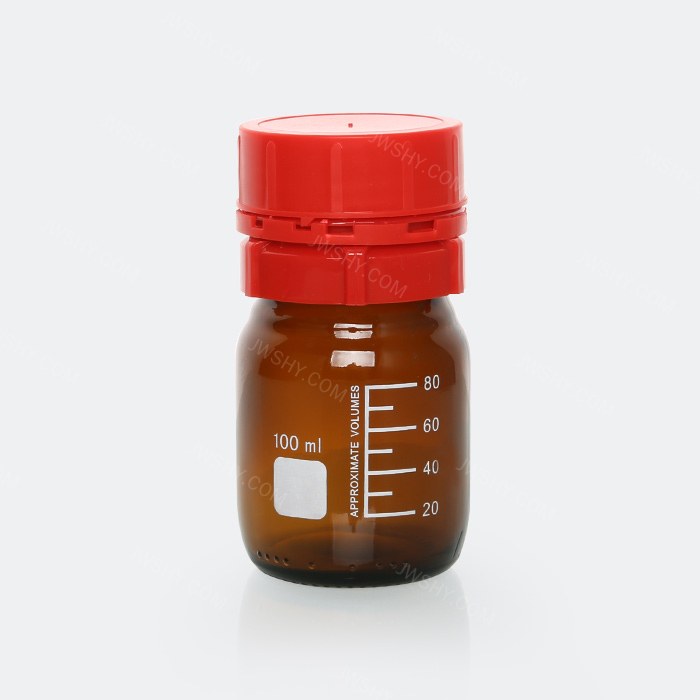 丁基锂瓶 棕色 100mL 直径×高度：56×105mm 含盖垫 - ACESUN艾斯琳