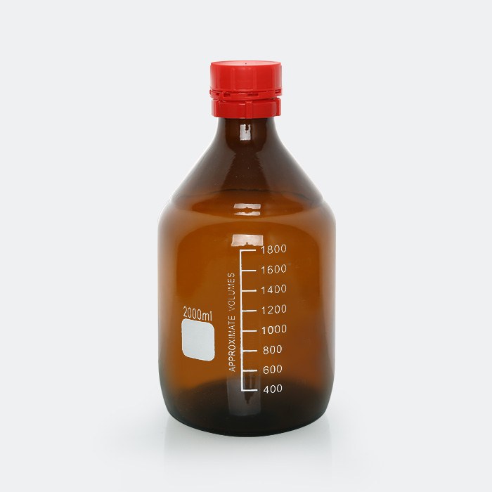 丁基锂瓶 棕色 2000mL 直径×高度：132×273mm 含盖垫 - ACESUN艾斯琳