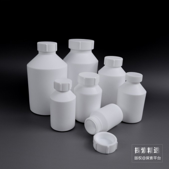 全聚四氟乙烯（PTFE）塑料试剂瓶 500mL 口径28mm