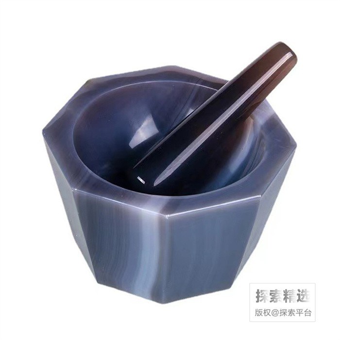 A级加深型玛瑙研钵（带研棒） 内径&times;外径&times;深度：65&times;80&times;30mm