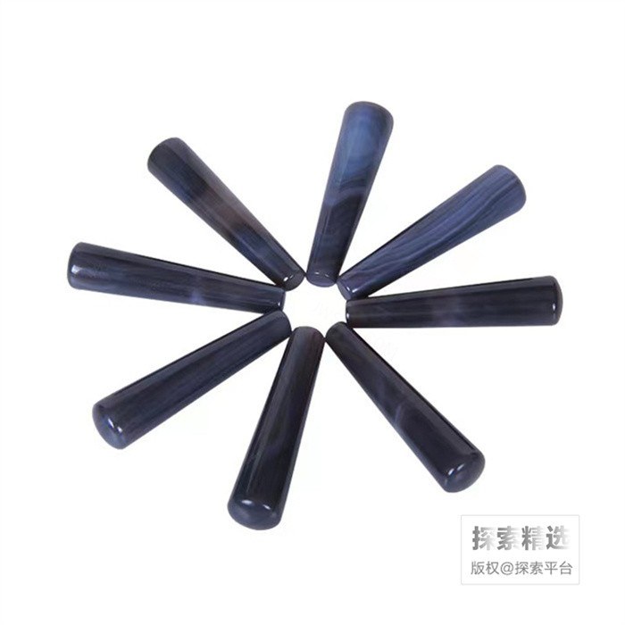 A级玛瑙研磨棒 适配研钵直径130mm 长度&times;头部直径：130&times;27mm