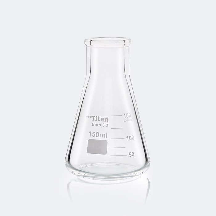 宽颈（大口）三角烧瓶 150mL 颈外径&times;瓶外径&times;高度：50&times;72&times;12…