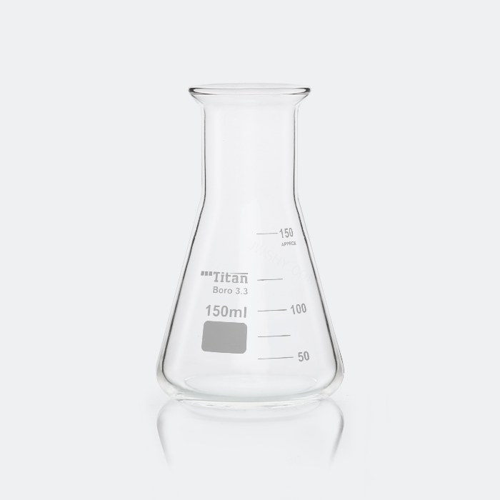 敞口（喇叭口）三角烧瓶 150mL 颈外径&times;瓶外径&times;高度：32&times;75&times;1…