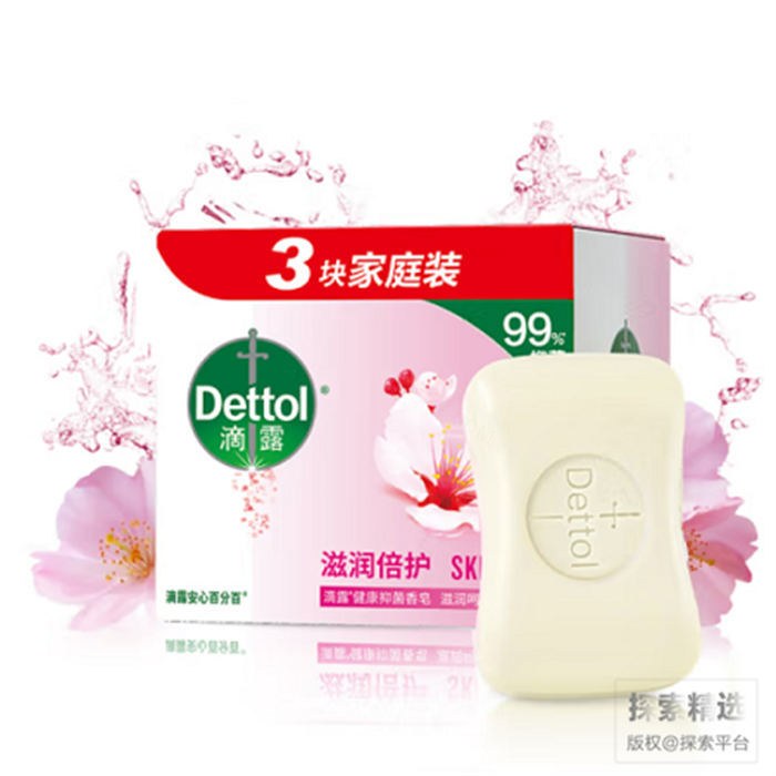 滴露 滋润倍护香皂115g&times;3