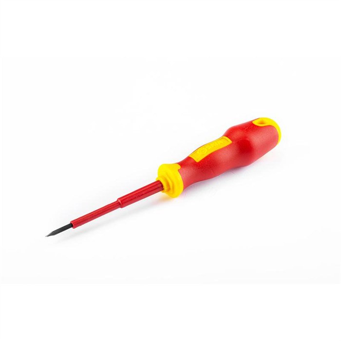 T系列VDE绝缘一字螺丝批2.5×75mm 长165mm杆径2.5mm - Sata/世达