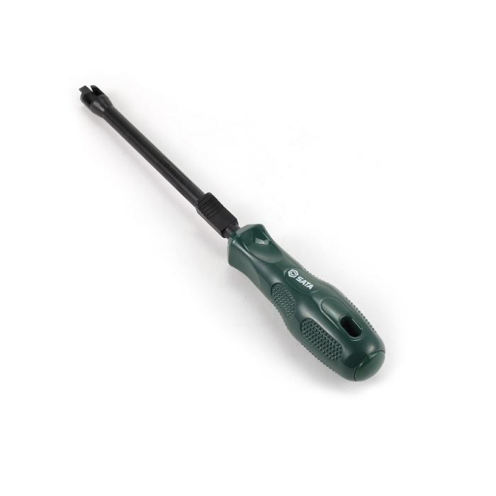 A系列可夹持一字形螺丝批 SVCM材质 夹持螺钉 6×175mm 长286mm - Sata/世达