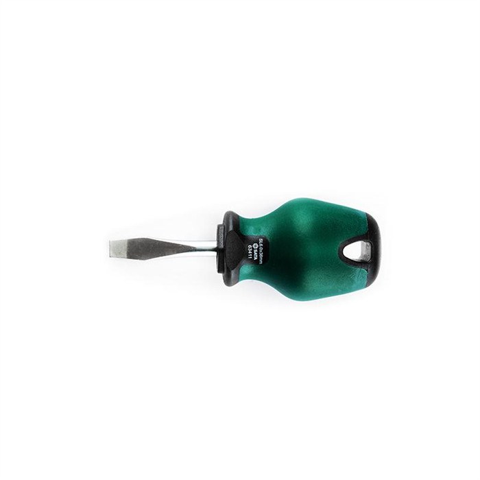 T系列一字形螺丝批 S2材质 6×38mm 长101mm杆径6mm - Sata/世达