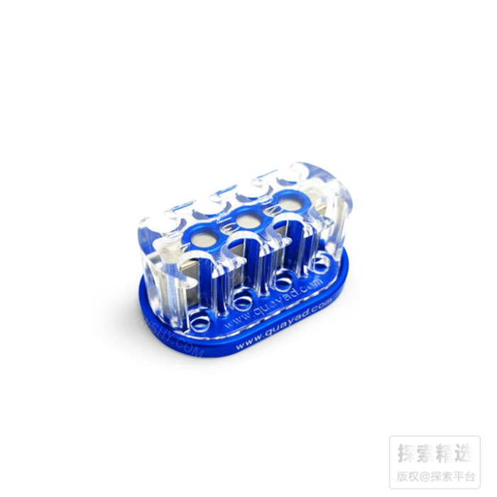 8孔磁力架（双排分布，适配1.5/2ml EP管）