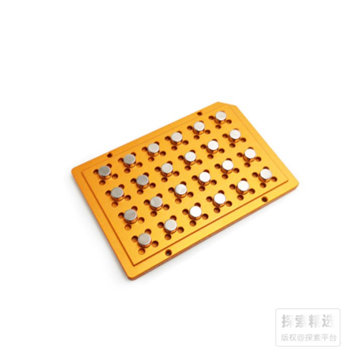 96孔PCR板磁力架 只适配96孔PCR板子 合金款