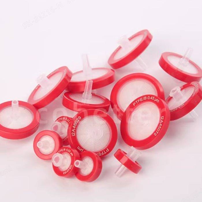 针式滤器，疏水PTFE, 直径: 33mm, 孔径: 0.45&mu;m