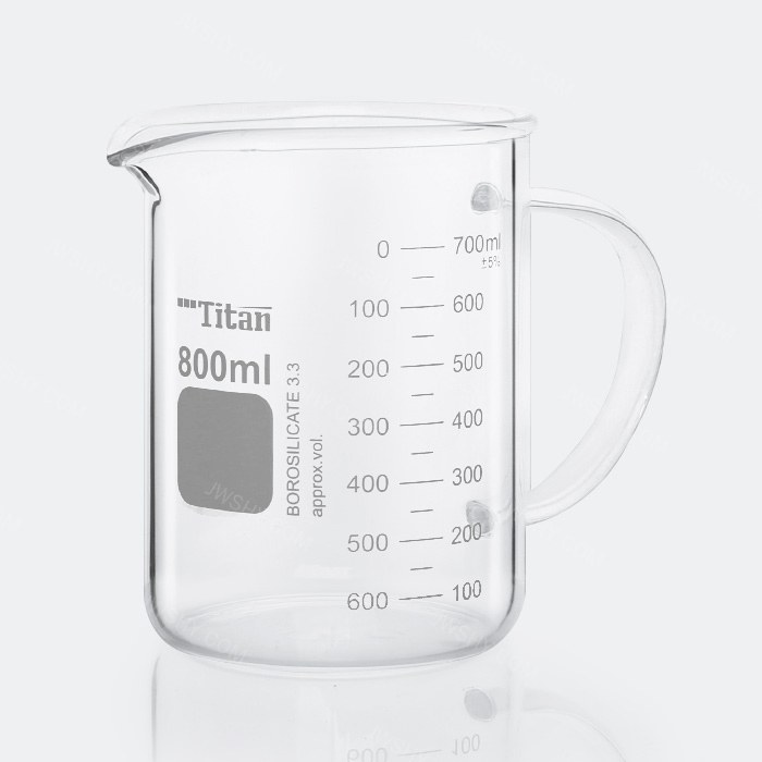 厚壁带柄烧杯 特优级 800ml 高硼硅