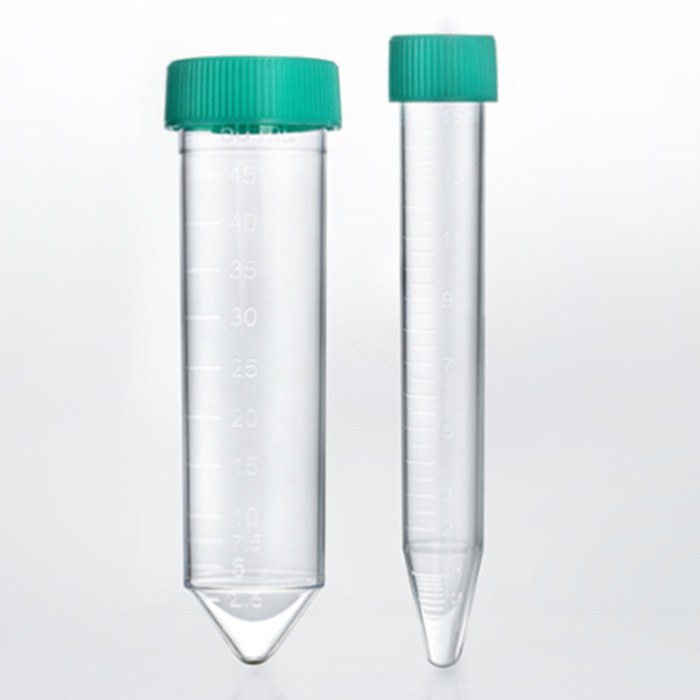 一次性离心管 50ml PS 锥形底 塑料架装 灭菌