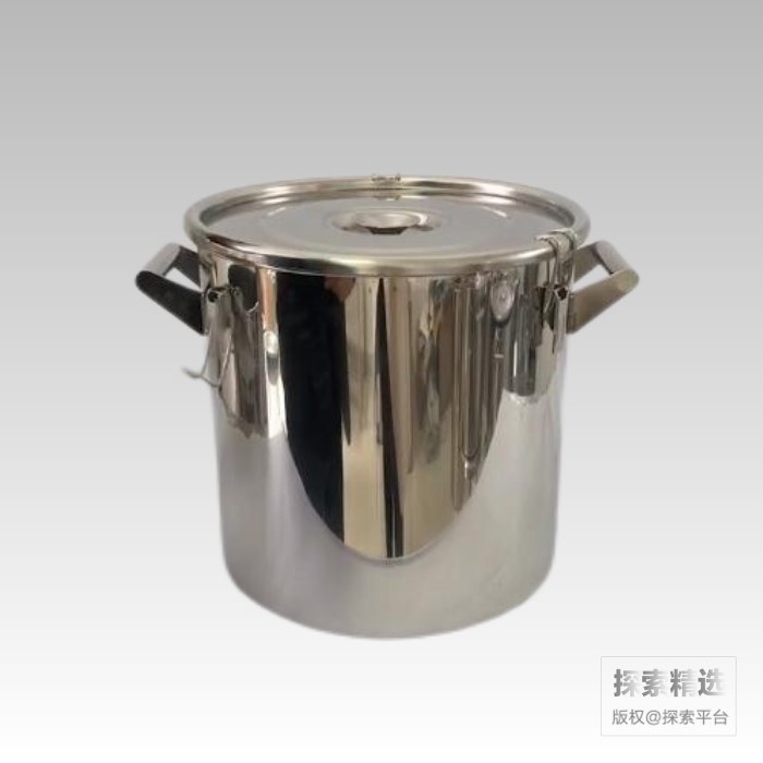 316L不锈钢桶（含搭扣锁及硅胶垫圈） 100L 直径&times;高：500&times;500mm