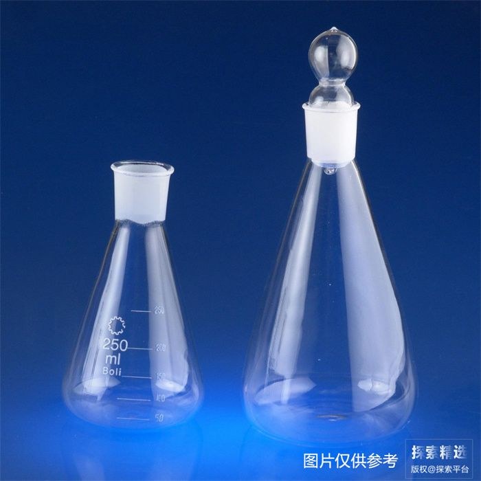 石英具塞三角烧瓶 100ml 24# - 玖梧精选