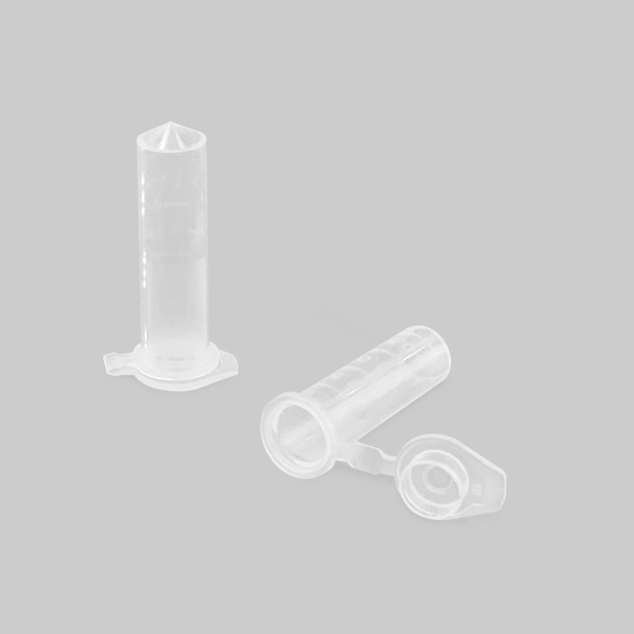 2.0mL 离心管，透明，未灭菌 无DNASE/RNASE/蛋白酶/致热原