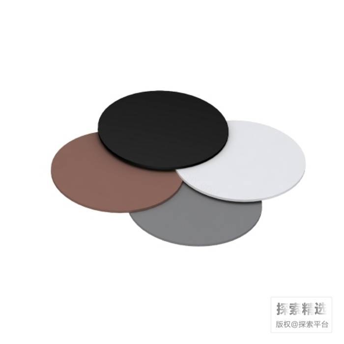 电极抛光绒布 咖啡色 &phi;72mm