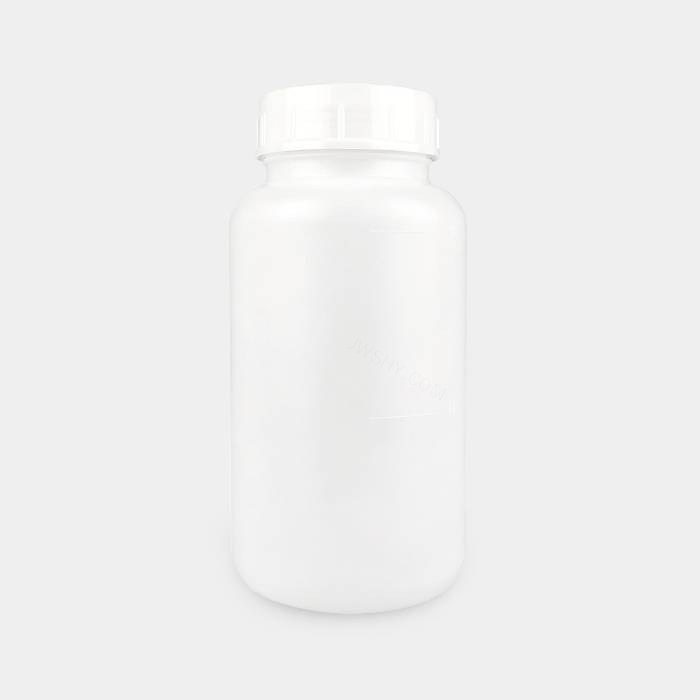 塑料广口瓶,HDPE,2L,本白色,带内盖,附硅胶内垫,带刻度,未灭菌 - ACESUN艾斯琳