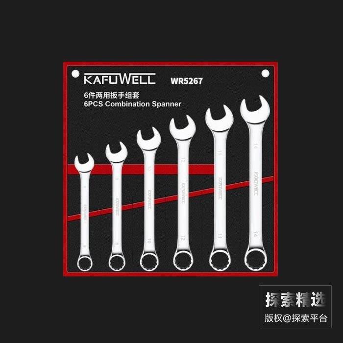 6件两用扳手套装 6-14mm WR5267